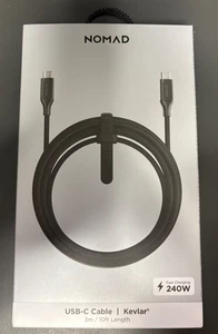Câble USB-C d'origine NOMAD 240W 3m/10ft. Neuf (autre). - Photo 1/4