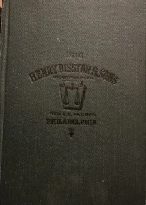 1918 Henry Disston & Söhne Schlusssteinsäge & Werkzeughandelskatalog Philadelphia PA - Bild 1 von 8