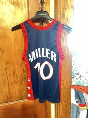 Camiseta de colección campeona Reggie Miller #10 USA Dream Team 2 Indiana Pacers NBA 36 Foto 1 de 4
