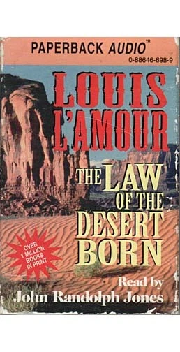 Law of the Desert Born ~ L'Amour ~ John Randolph Jones ~ Western ~ Cassette ~ Gd - Image 1 of 1