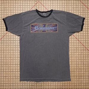 Vintage 2002 1st Annual Bonnaroo Music Festival Ringer T-shirt Grey Sz L - Picture 1 of 9