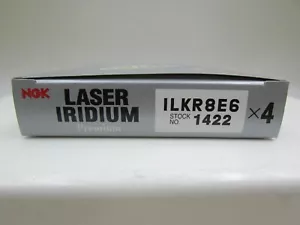 PACK OF 4 NGK (1422) ILKR8E6 Laser Iridium Spark Plug - Bild 1 von 2