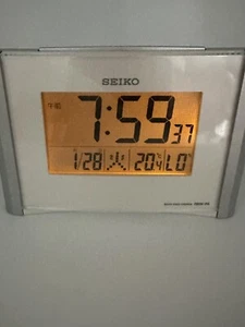 Seiko Radio Wave Controlled Clock Japan SQ650S - Picture 1 of 7