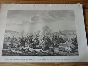 MORT DU PRINCE LOUIS DE PRUSSE Campagnes des français sous l'Empire Napoléon  - Picture 1 of 1