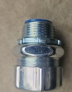 Thomas and Betts 5334 1" conector de conducto hermético acero recto metal T&B - Imagen 1 de 4