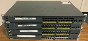 Cisco WS-C2960X-24TD-L 24-Port Gigabit Managed Switch w/ 2-Port 10GbE SFP+ - Picture 1 of 3