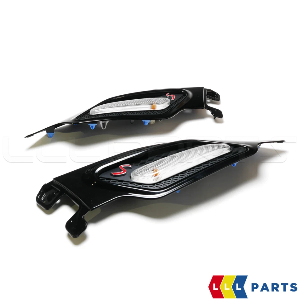 MINI GENUINE R60 R61 COUNTRYMAN PACEMAN S GLOSS BLACK TURN SIGNAL TRIM SET PAIR - Image 1 of 4