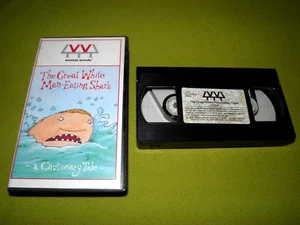 Weston Woods Studios - The Great White Man-Eating Shark - A Cautionary Tale VHS - Picture 1 of 2