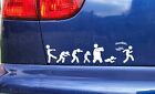 Zombies on the Run Funny Novelty Walking Dead Wall Art Car Bumper Stickers Decal