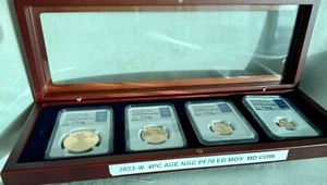 2023-W 4PC AGE NGC PF70 ULTRA CAMEO Signed by Edmund E. Moy - Picture 1 of 7