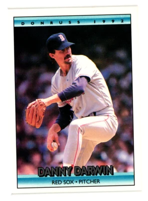 1992 Donruss Danny Darwin Boston Red Sox Baseball Card # 87         - Image 1 of 2