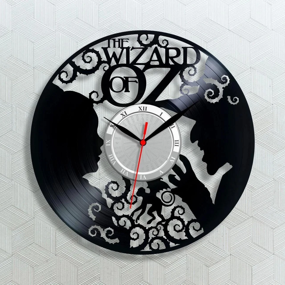 Reloj de Pared Mago de Oz Reloj de Disco Regalo Decoración Cuento Fantasía Cine Arte Hada Foto 1 de 1