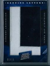 2011-12 Panini Prime Genuine Letters Non Auto GU Letters Vincent Lecavalier x/10