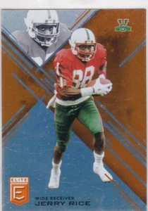 2017 Panini Elite Draft Picks #49 Jerry Rice Orange Parallel - Picture 1 of 1