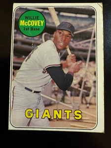 1969 Topps #440 Willie McCovey Giants LOW GRADE CREASE - Picture 1 of 2