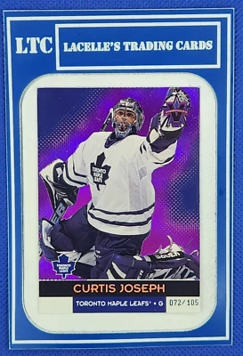2000-01 Pacific Vanguard #93 Curtis Joseph PURPLE /105 - Image 1 of 2
