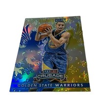  Stephen Curry 2013-14 Panini Crusade Blue Holo Prizm Warriors #38 🔥