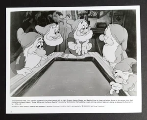 Biancaneve e i sette nani Walt Disney B&W stampa fotografica lucida acque fine - Foto 1 di 2