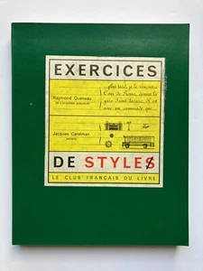 QUENEAU & CARELMAN " Stilübungen " NUM. und illustriert, C.F.L. 1963 - Bild 1 von 3