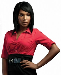 Sleek 100% Human Hair Remi Quality Wig Platinum With Free Wig Cap Good Quality - Picture 1 of 15