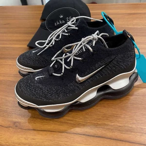 NEW Nike Air Max Scorpion FK Flyknit 2022 Black silver Men Shoes - Picture 1 of 8