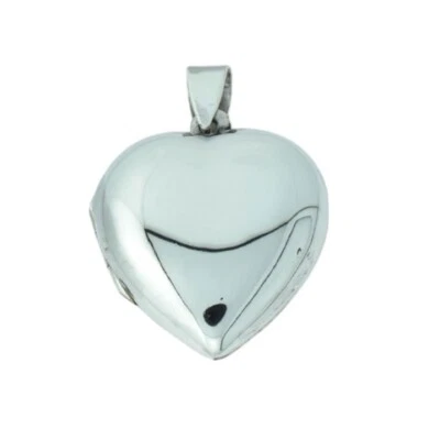  Sterling Silver Heart Locket Pendant - Image 1 of 2