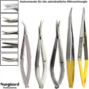 Castroviejo Nadelhalter Mikro Schere Noyes Chirurgisch Naht OP Zaharzt Chirurgie - Bild 1 von 6