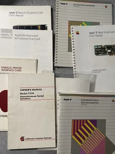 Apple II Joblot Manuals 8x - Rare - Vintage - Afbeelding 1 van 9