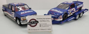Dale Earnhardt AcDelco 1:25 Scale Die Cast Chevrolet Truck, Trailer, & Race Car - Picture 1 of 24