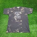 Vintage 90S Great Dr Kilmers Swamp Root Shirt L Short 21X28 Sun Faded Black Usa