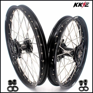 KKE 21/18 Wheels Fit SUZUKI DRZ400SM 2005-2025 DRZ400 DRZ400E DRZ400S Enduro Rim - Picture 1 of 13