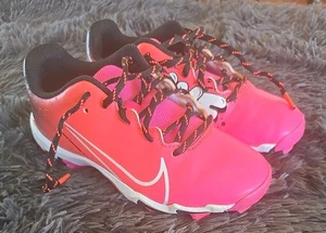 Nike Hyperdiamond 4 Keystone GG Softballschuhe fuchsia/weiß Kinder Größe 3y - Bild 1 von 9