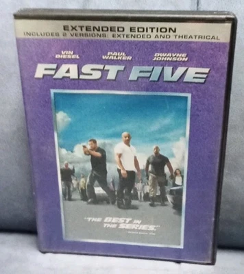 FAST FIVE (DVD,2001, 2 DISC SET, EXTENDED EDITION,widescreen) - Image 1 of 3