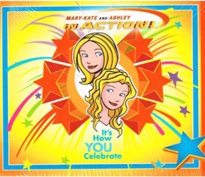 Vintage 2002  Mary-Kate Ashley Olsen Table Cover 54” x 96” American Greetings - Image 1 of 4