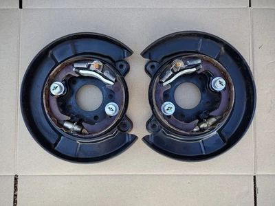 87-01 Toyota Camry Disc Brake Rear Backing Plates OEM - Image 1 of 4