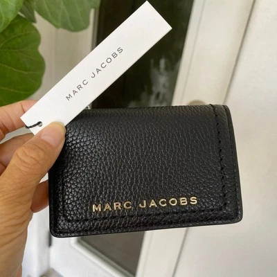 Marc Jacobs S101L01FA21 Card Case/Cardholder Leather In Black Unisex - Image 1 of 4