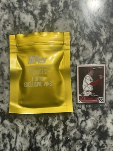 SHOHEI OHTANI 2023 Topps Series 1 Super Box Exclusive Enamel Trading Card Pin - Picture 1 of 1