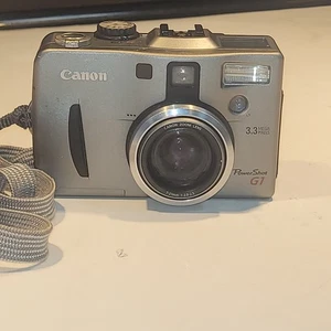 Canon PowerShot G1  Gray 3.3MP 3x Optical Zoom Compact Digital Camera - Bild 1 von 11