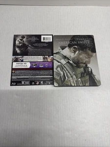 AMERICAN SNIPER STEELBOOK + BLURAY + DVD (OPENED) **READ DING - Picture 1 of 7