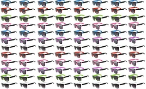 96 GAFAS DE SOL AL POR MAYOR A GRANEL CLÁSICAS VINTAGE RETRO 2 TONOS LENTES DE HUMO TONOS UV400 - Imagen 1 de 9