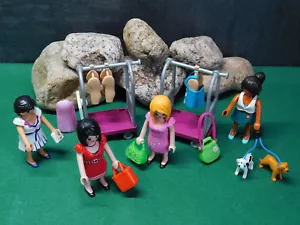 Playmobil 4 Shopping-Girls mit Zubehör, ohne OVP! - Bild 1 von 4