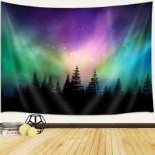 Night Forest Extra Large Tapestry Wall Hanging Art Posters Galaxy Background