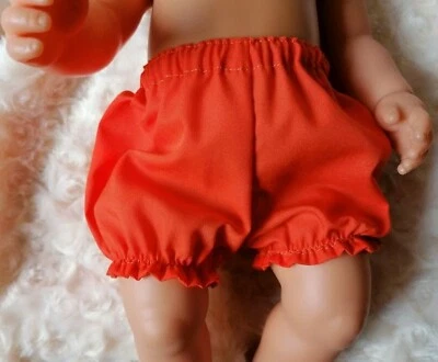 CAROLANNS BJB Puppen Kleidung Halloween orange Höschen Hose passt 18" Baby Born Annabel Puppe