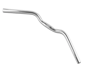 ZOOM NR-AL-18 Aluminium 590x30mm 25' Bike Bicycle Handlebar Silver  - Picture 1 of 2