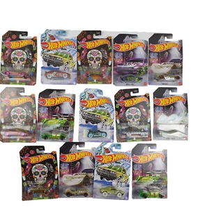Mattel Hot Wheels Car Bundle x 14, Multicoloured, Halloween Theme, Brand New - Picture 1 of 16