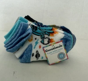 New-Garanimals- Assorted-Baby Toddler Boys Ankle Socks, 6-pack -Size 6-18 Months - Picture 1 of 3