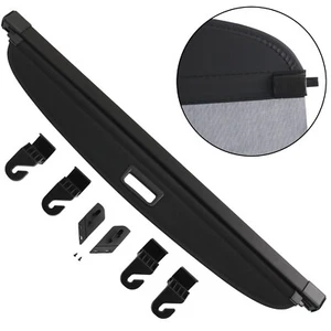 Black Retractable Trunk Shield Privacy Cargo Cover Fits For Ford 2013-18 Escape - Picture 1 of 22