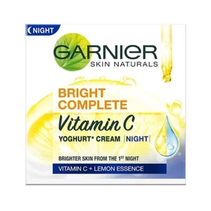 Garnier Skin Naturals Bright Complete Vitamin C Yoghurt Night Cream 40gm / FS - Picture 1 of 7