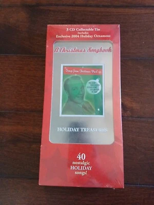 A Christmas Songbook: Holiday Treasures, Bing Crosby & More: 3 CDS w/Ornament - Image 1 of 2