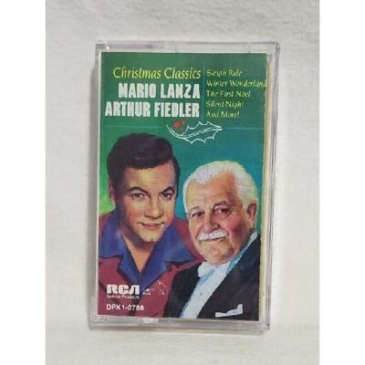 Christmas Classics by Mario Lanza & Arthur Fiedler Cassette - 1987 RCA Records Foto 1 de 4